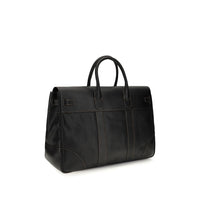 Brunello Cucinelli Black Calf Leather Bos Taurus Luggage And Travel