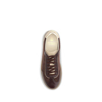 Brunello Cucinelli Bordeaux Calf Leather Bos Taurus Low Top Sneakers