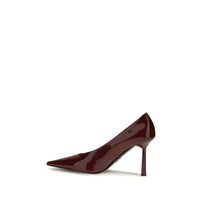 Prada Bordeaux Goatskin High Heel Pumps