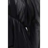 Khaite Black Silk Blouse