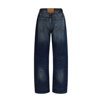 Alexander Wang Blue Cotton Relaxed Fit Jeans