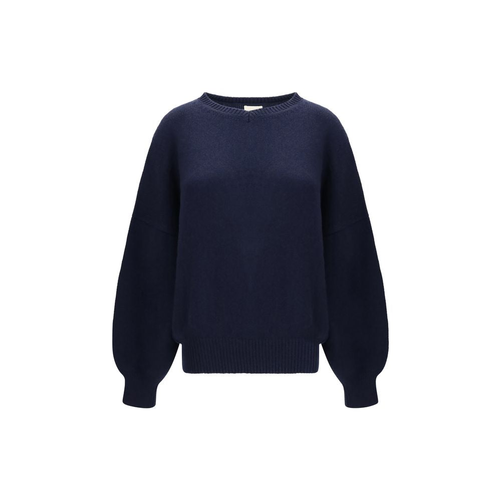 Khaite Blue Cashmere Sweater