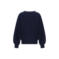 Khaite Blue Cashmere Sweater