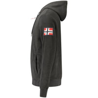 Norway 1963 Black Polyester Mens Sweatshirt with Hood