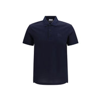 Burberry Blue Cotton Polo Shirt