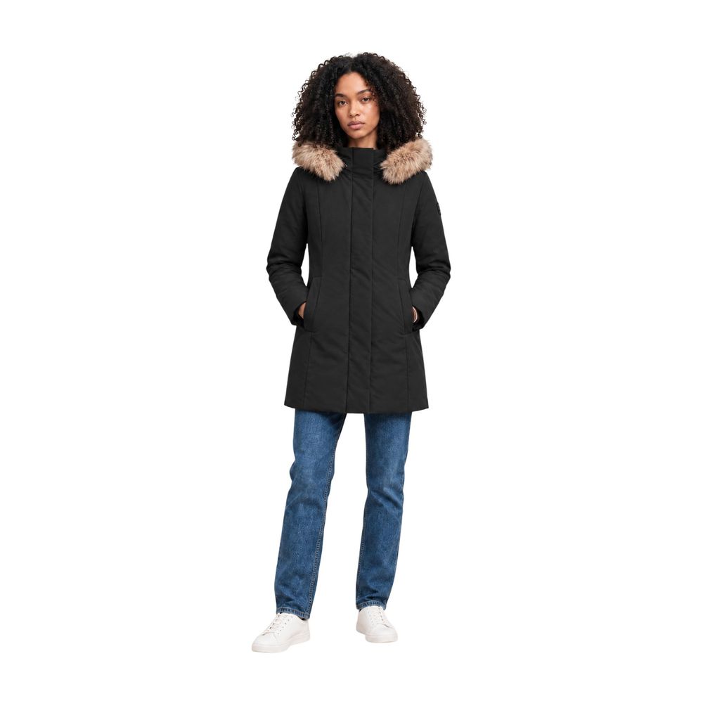 Refrigiwear Black Polyester Full-Length Jacket