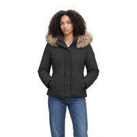 Refrigiwear Black Polyester Full-Length Jacket