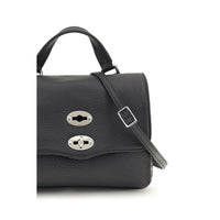 Zanellato Blue Calf Leather Bos Taurus Handbag