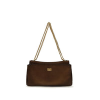 Balenciaga Brown Suede Leather Shoulder Bag