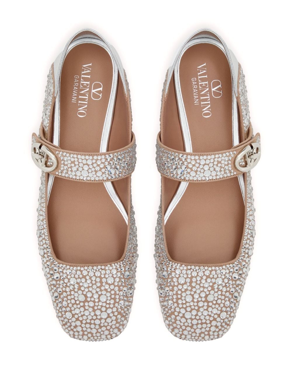 Valentino Garavani Flat shoes Silver