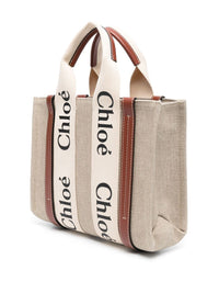 Chloé Woody logo-print tote bag