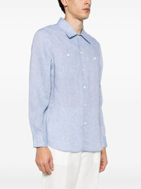 Brunello Cucinelli Shirts Clear Blue