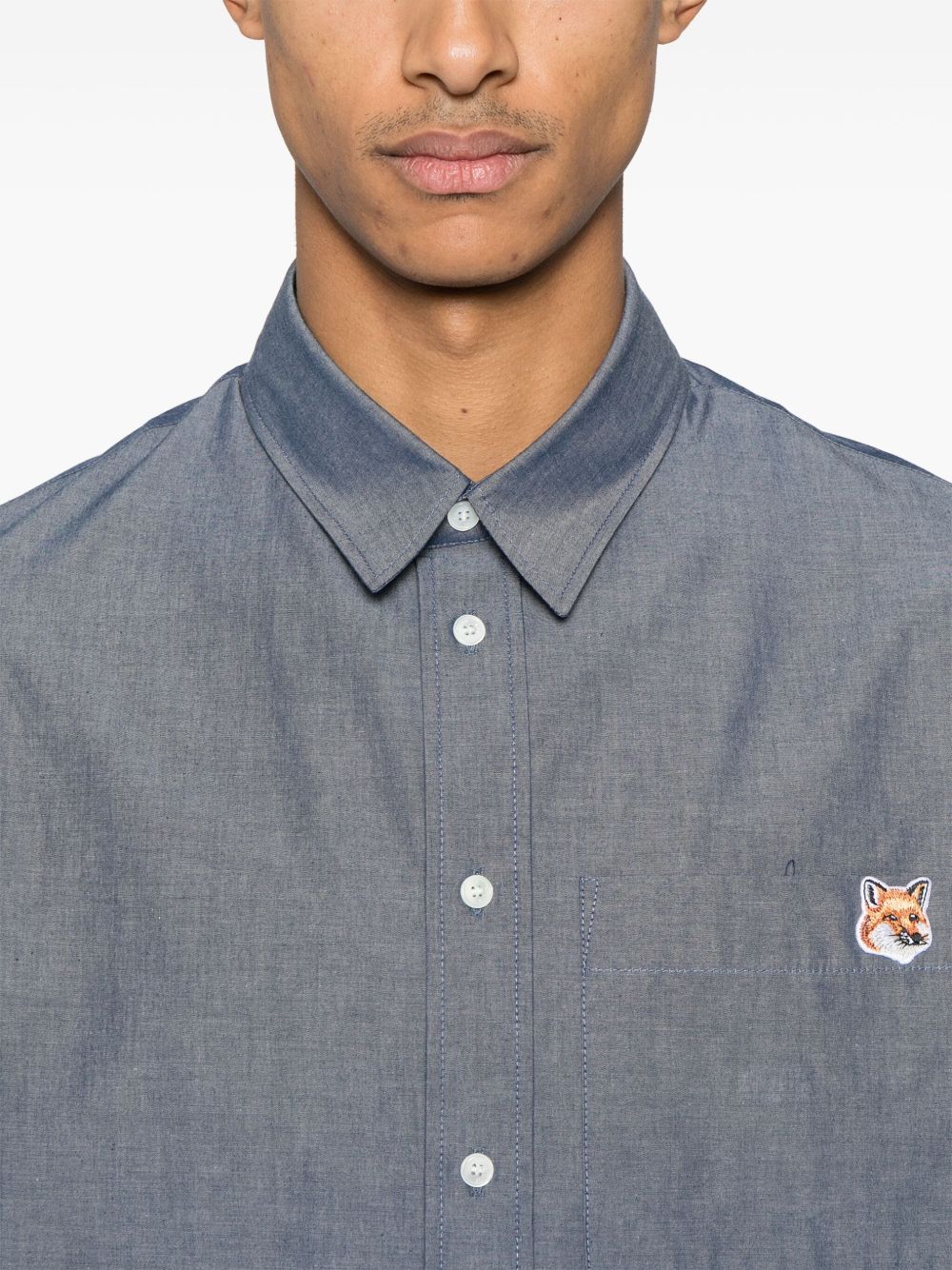 MAISON KITSUNE' Shirts Blue