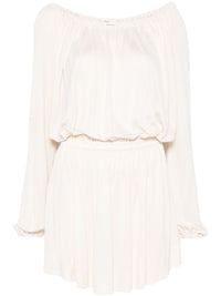 Saint Laurent Dresses White -cotton-short