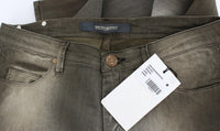Ermanno Scervino Chic Gray Wash Boyfriend Jeans