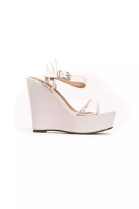 Péché Originel White Polyethylene Women's Wedge Sandal