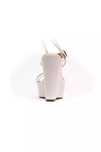 Péché Originel White Polyethylene Women's Wedge Sandal