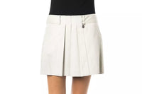BYBLOS Gray Cotton Women Skirt