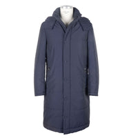 Made in Italy Blue Wool Men's Jacket