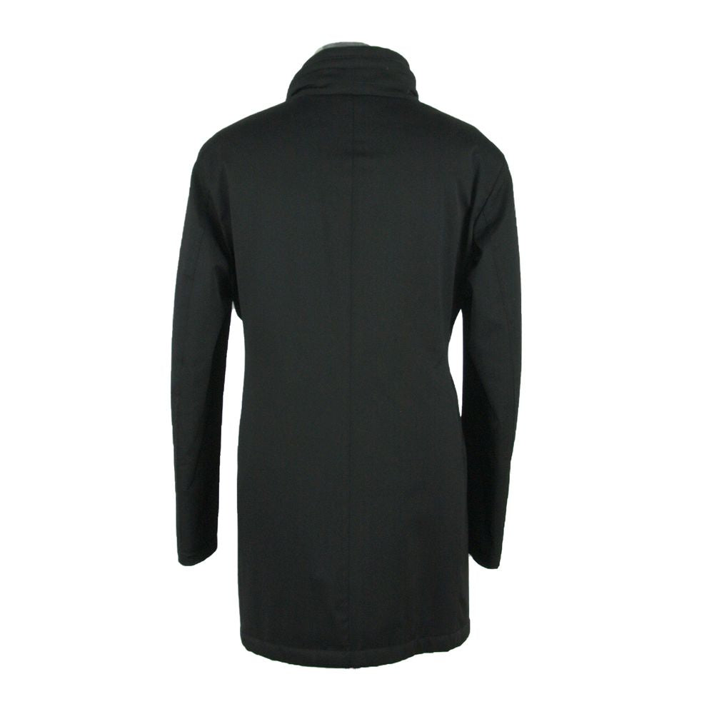 Made in Italy Black Wool Men's Jacket