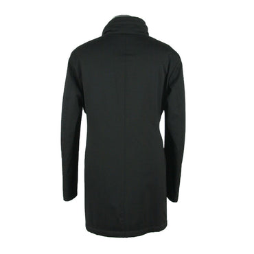 Made in Italy Black Wool Men's Jacket