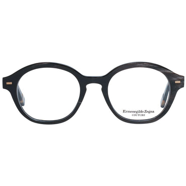 Ermenegildo Zegna Brown Men Optical Frames