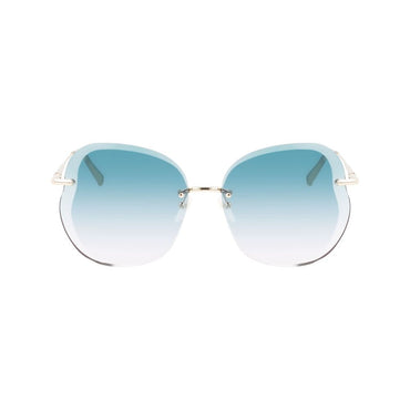 Longchamp Gold Metal Sunglasses