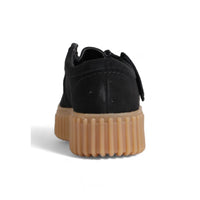 Clarks Black Suede Leather Flat Shoe