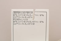 Ermanno Scervino Chic Beige Corduroy Skinny Slim Fit Pants