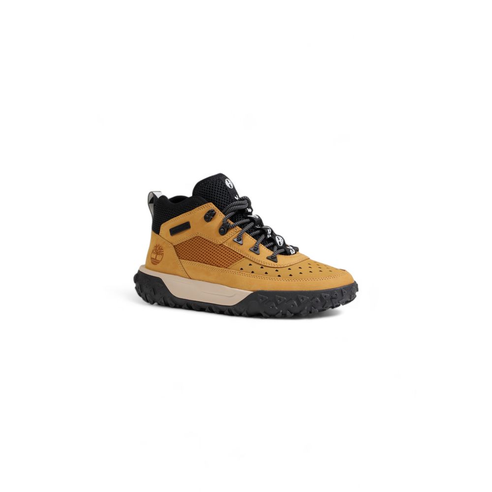 Timberland Brown Leather Leather Sneaker