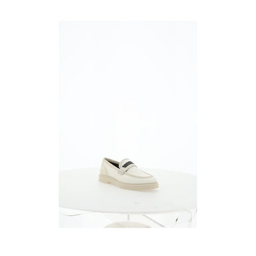 Brunello Cucinelli Beige Loafers Shoes