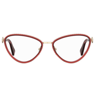 Moschino Burgundy Metal Frames