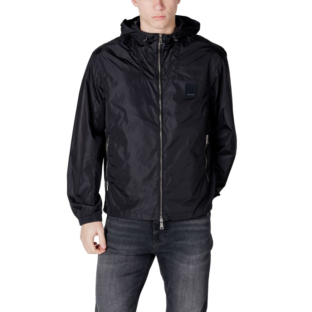Armani Exchange Black Polyamide Jacket