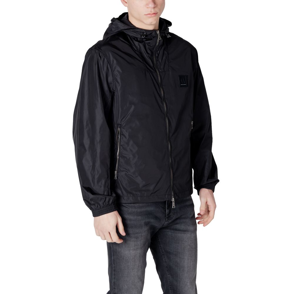Armani Exchange Black Polyamide Jacket