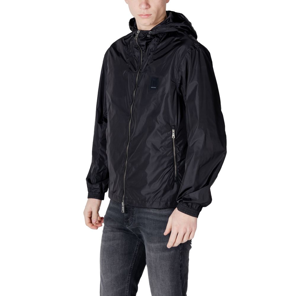 Armani Exchange Black Polyamide Jacket