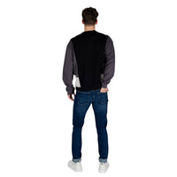 EA7 Emporio Armani Black Cotton Sweater