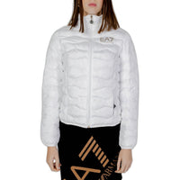 EA7 Emporio Armani White Polyester Jackets & Coat