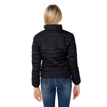 EA7 Emporio Armani Black Polyester Jackets & Coat