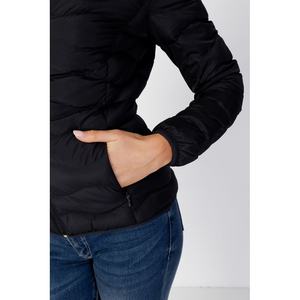 EA7 Emporio Armani Black Polyester Jackets & Coat