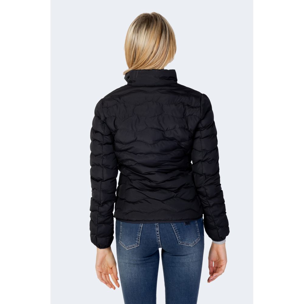 EA7 Emporio Armani Black Polyester Jackets & Coat
