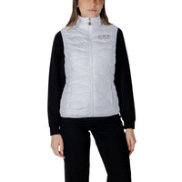 EA7 Emporio Armani White Polyester Jackets & Coat