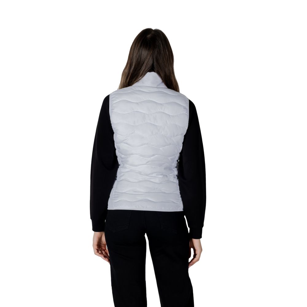 EA7 Emporio Armani White Polyester Jackets & Coat