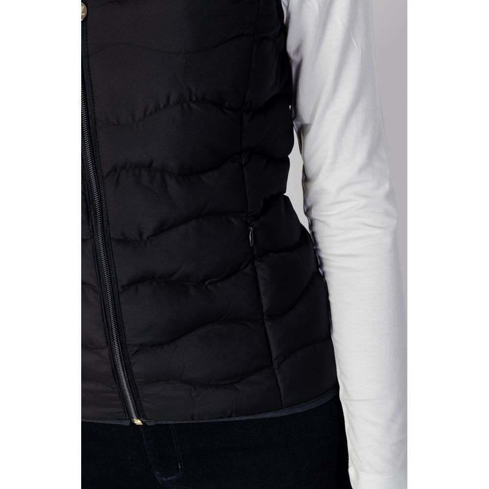 EA7 Emporio Armani Black Polyester Jackets & Coat
