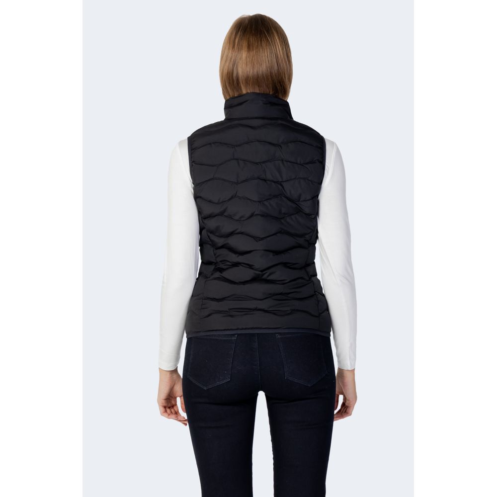 EA7 Emporio Armani Black Polyester Jackets & Coat