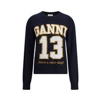 Ganni Baseball Sweater