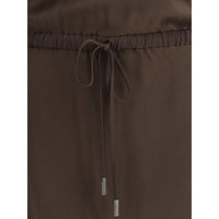 Brunello Cucinelli Satin Long Dress