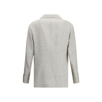 Brunello Cucinelli Check pattern linen Blazer