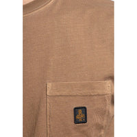 Refrigiwear Brown Cotton T-Shirt