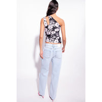 PINKO Black Polyamide Tops & T-Shirt