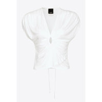 PINKO White Viscose Tops & T-Shirt